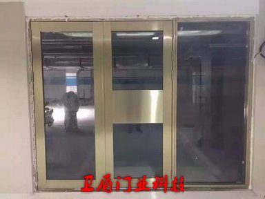 不鏽鋼防火玻璃門 BZ-8049